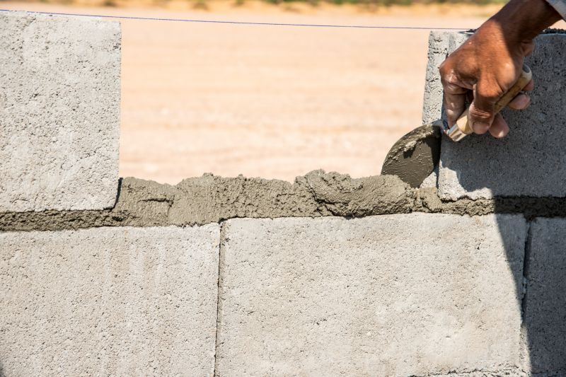Block Wall Repair detail