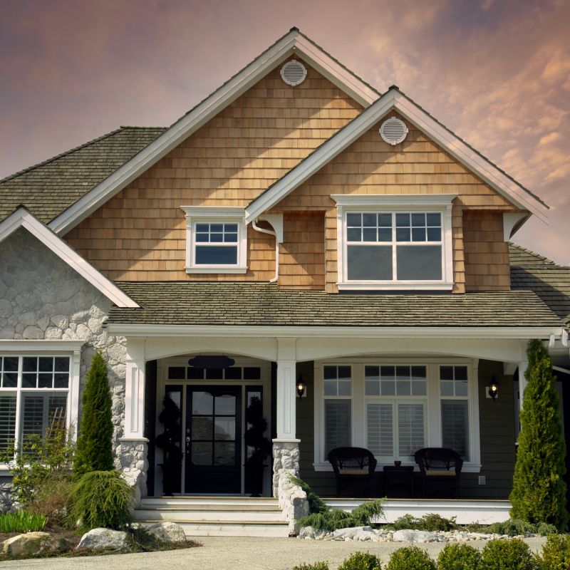 River Rock Siding Installation