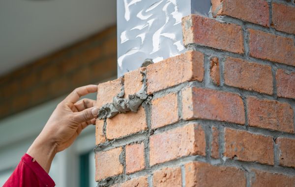 Brick Pillar Repair in Burnsville
