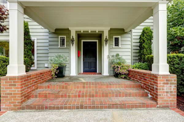 Front Porch Masonry Repair in Burnsville
