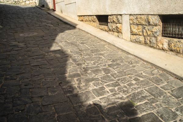 Stone Sidewalk Repair in Burnsville